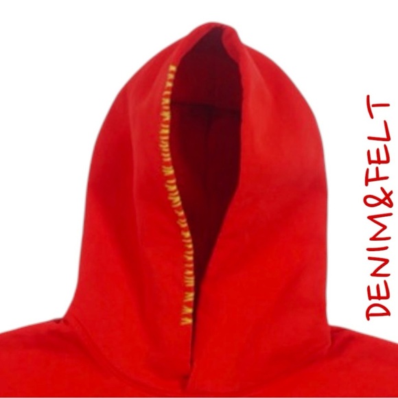 MADHAPPY Red Hoodie/Pullover | From the First Drop!!An Original |RARE!! NEW/NWOT - Picture 4 of 11